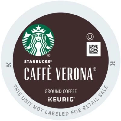 Starbucks Caffe Verona Coffee 22 to 132 Count Keurig K cups Pick Any Quantity - Image 1 of 2
