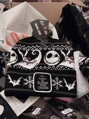 Disney The Nightmare Before Christmas Jack Zero beanie hat top Bioworld - Image 1 of 4
