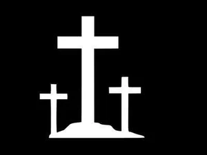 Calvary Cross Christian Pride Vinyl Decal Car Sticker Wall ELIJA EL TAMAÑO DEL COLOR - Imagen 1 de 1