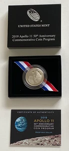 2019 S  Apollo 11 US Mint Commerative Proof Half Dollar - Free Shipping - Picture 1 of 3