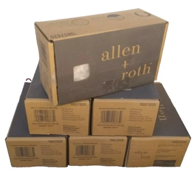 Allen + Roth 6 cajas 72 piezas azulejo medio redondo de cerámica azul #0857820 (35,4 pies lineales) Foto 1 de 4