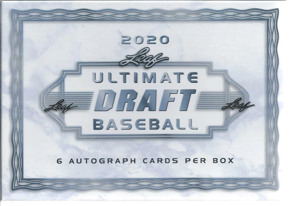 2020 Leaf Ultimate Draft Baseball Sealed Hobby Box - 6 Hits (Autograph) per box - Image 1 of 1