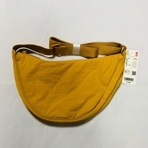 Uniqlo Round Mini Shoulder Bag yellow With Tag Brand New Japan Yello color ID 44