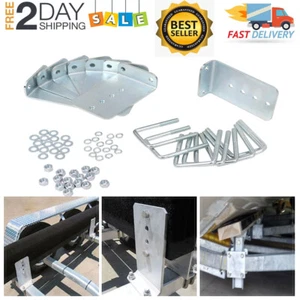Remolque para bote galvanizado tipo L de 8 pulgadas soporte para litera ajuste 3 x 3 paquete Crossmember-8 - Imagen 1 de 7