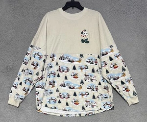 Disney Spirit Jersey Holiday Christmas Disneyland Snow Much Fun Adult Size XL - Picture 1 of 7