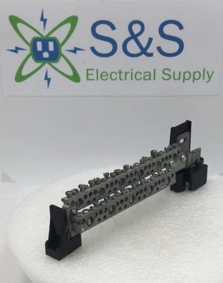 Crouse Hinds 42 Position Combo Neutral Isolated Grounding Bar 9 5/8" x 3" - Image 1 of 4