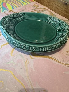 1840 Harker Majolica Bread Tray Reproduction - Picture 1 of 5