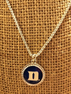 Duke Blue Devils Silver Chain Necklace with Duke Logo Charm, 20", Jewelry - Image 1 of 3