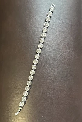 ✨ Pulsera Touchstone Crystal de Swarovski - Hielo Blanco ✨ Foto 1 de 3