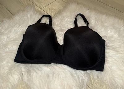 Sujetador camiseta Wacoal 853281 Ultimate Side suave con aros para mujer 38DDD negro Foto 1 de 4