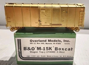 Overland Models HO Scale B&O M-15K Boxcar Wagon Top Brass  - Bild 1 von 6