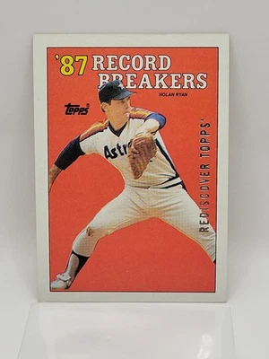 2017 Topps Nolan Ryan Rediscover Topps Buybacks 1988 Record Breakers #6 - Image 1 of 2
