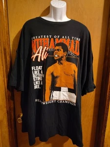 Muhammad Ali Greatest of All Time Float Like a Butterfly Men's T Shirt 5X NWOT - Picture 1 of 3