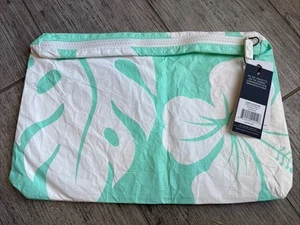 ALOHA mid Pouch Lightweight Waipio Aquamarine Splashproof Pouch For Travel NWT - Picture 1 of 1