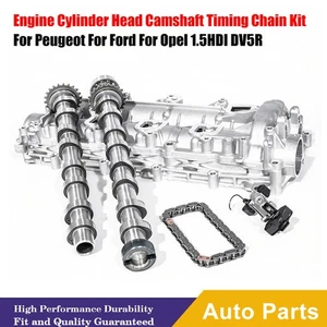 Engine Cylinder Head Camshaft Timing Chain Kit For Peugeot Ford Opel 1.5HDI DV5R - Imagen 1 de 10