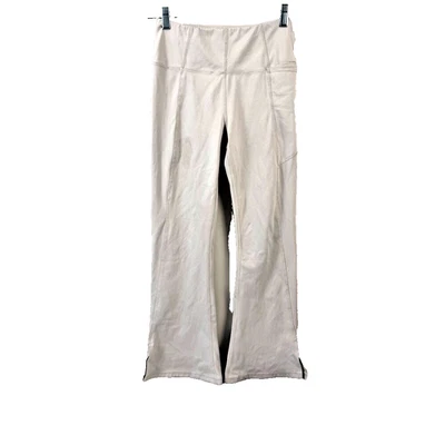 Avia женщин маленький бежевый Расклешенный леггинсы высоты Neutralcore Athleisure Y2K мягкий - Изображение 1 из 4