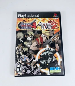Metal Slug 4 / Metal Slug 5 (Sony PlayStation 2, 2005) PS2 CIB Reg Card Tested - Picture 1 of 6