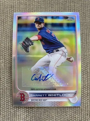 2022 Topps Chrome Update #AC-GW, GARRETT WHITLOCK Auto, Boston Red Sox - Image 1 of 2
