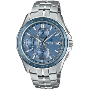 Casio OCEANUS Manta OCW-S7000E-2AJF Quartz Titanium Analog Watch - Blue Dial - Picture 1 of 2