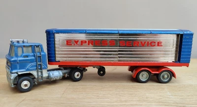 VINTAGE CORGI MAJOR TOYS FORD TILT CAB EXPRESS SERVICE ARTICULATED TRAILER 1137 - Image 1 of 4