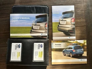 Subaru Forester Owners Manual 2018 In Case - Picture 1 of 6