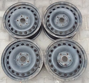 4 gebr. Felgen 6,0-15 ET 47 mm VW Caddy Seat Altea Skoda Octavia II 1K0601027C - Bild 1 von 1