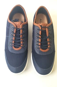 New Mens Aldo Blue Tan Deck Shoes Size 11 style MIRIRIA-2 Lace Up - Picture 1 of 6