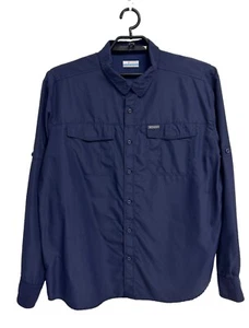 Columbia Sportswear Co. Men's Navy Blue Collared Button Up Casual Shirt Size XL - Picture 1 of 12