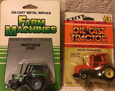 Allis Chalmers 8070 & Deutz Allis 6260 Tractors 1/64 Scale NIB - Image 1 of 2