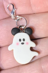 Mickey Mouse Ghost 👉 Galleta Dije Halloween Cremallera Tirón y Llavero ¡Clip adicional!¡! - Imagen 1 de 3