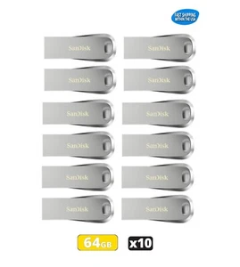 Sandisk Ultra Luxe 64GB Metall Flash Drive USB Thumb Drive (10er Pack) - Bild 1 von 6