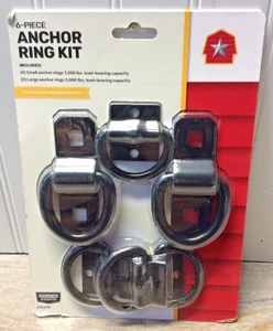6 Stück Anker Ring Kit 4 kleine 1.200 Pfund, 2 große 5.000 Pfund Neu - Bild 1 von 2