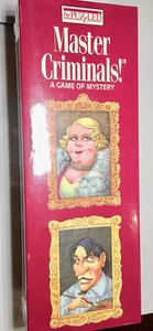 MASTER CRIMINALS A Game of Mystery Bepuzzled 1992 Complete NIP - Picture 1 of 3