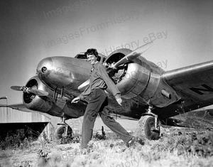 Impresión 8x10 Amelia Earhart Lockheed Electra 10E Especial #AE90 - Imagen 1 de 1