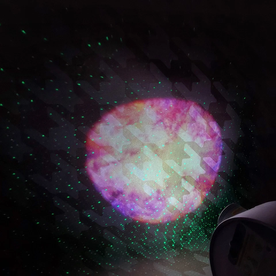Projetor de movimento LA VIEW XI Star Earth Moon Galaxy LED laser verde  - Imagem 1 de 4
