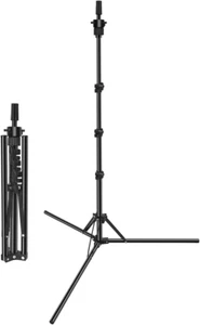 Manichino Head Stand, Parrucca Head Stand Metallo Treppiede Stand Pieghevole In - Foto 1 di 7