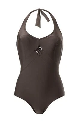 Class International Damen Bauchweg-Badeanzug, braun - Bild 1 von 3