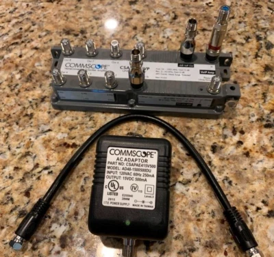 Cable Port Amplified 9-Port Distribution Splitter - Image 1 of 3