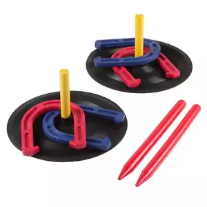Rubber Horseshoes Game Set for Adults and Kids by Hey! Play! - Picture 1 of 3