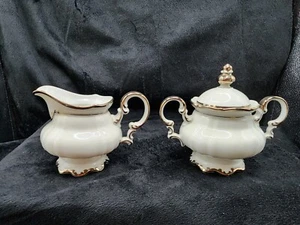 Hutschenreuther REVERE WHITE Creamer & Sugar Set - Picture 1 of 4