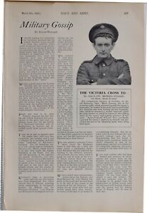 1915 WW1 Artikel & Fotos Redaktion Nachrichten Victoria Kreuz Michael O Leary