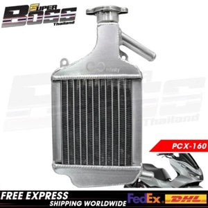Aluminum Cooling Kit Radiator Comp For HONDA PCX-160 Silver - Picture 1 of 6