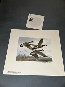 Oregon 1984 Duck Stamps and Print - Picture 1 of 1