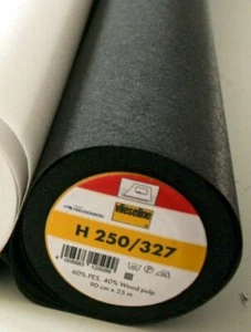 Vilene H250 / 327 Black Fusible Interlining (90cm wide per metre) - Picture 1 of 1