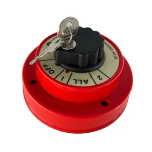 Boat 4Position Rotary Disconnect Power Switch Battery Selector with Key Isolator - Picture 1 of 6