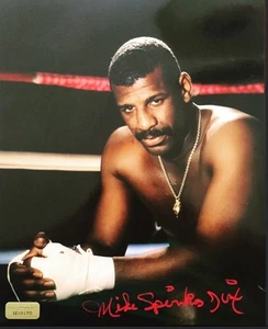 Michael Spinks Signed 8x10 Inscribed COA Inscriptagraphs Leon 8x Mike Tyson - Bild 1 von 5