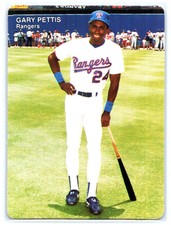 1990 Mother's Cookies Texas Rangers #12 Gary Pettis MINT