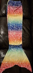 Girls Multicolored Mermaid Tail Skirt - Picture 1 of 4