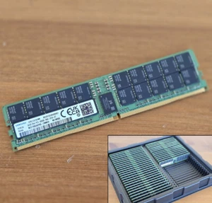 64GB Samsung DDR5 PC5-5600 RDIMM 288-pin ECC Reg RAM M321R8GA0PB0-CWMKH 5600B - Picture 1 of 2
