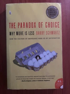 The Paradox of Choice | Barry Schwartz | Why More Is Less | Taschenbuch | 2005 - Bild 1 von 2